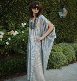 Jennafer Grace Platinum Sequin Caftan