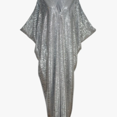 Jennafer Grace Platinum Sequin Caftan