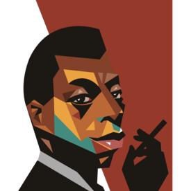 Quincy Sutton James Baldwin portrait