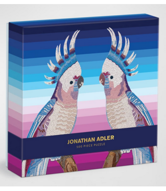 Chronicle Books Jonathan Adler parrots puzzle 500 pieces
