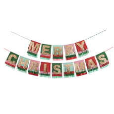 MeriMeri Merry Christmas Fringe Garland