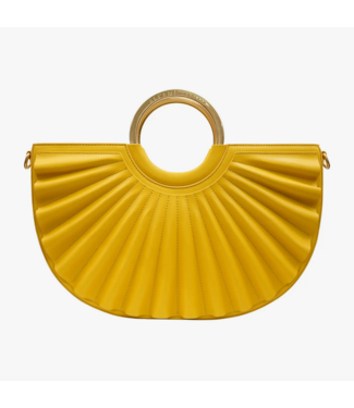 MERSI Clara Cloud Crossbody Bag & Clutch - Lime Yellow