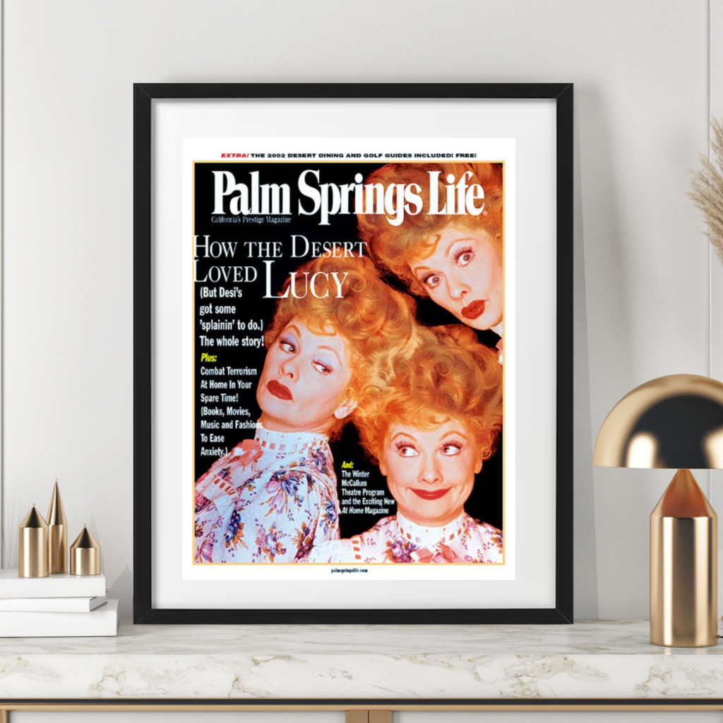 Palm Springs Life January 2002 Poster