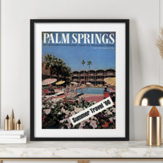 Palm Springs Life August 1966 Poster