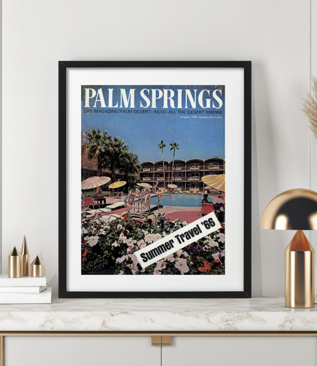 Palm Springs Life August 1966 Poster