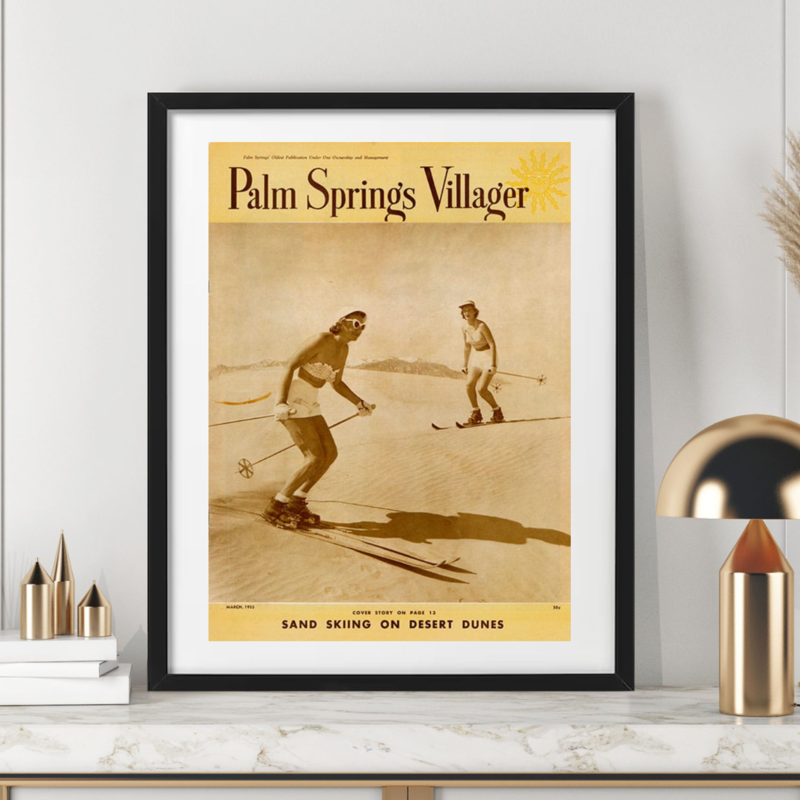 Palm Springs Life March 1955 Poster
