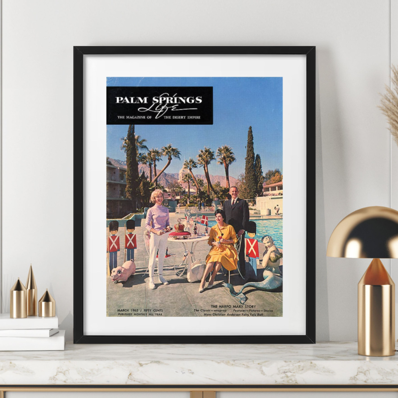 Palm Springs Life March 1963 Poster