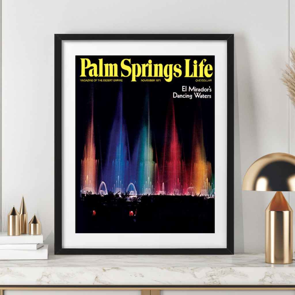 Palm Springs Life November 1971 Poster