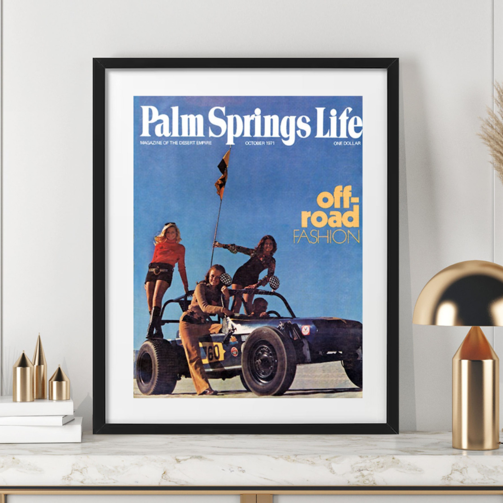 Palm Springs Life October 1971 Poster
