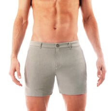 Parke & Ronen Actionwear Dove Grey Stretch Short