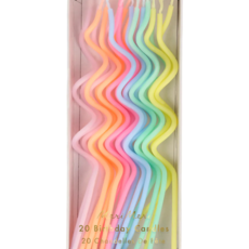 MeriMeri Pastel Swirly Candles