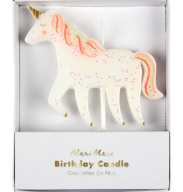 MeriMeri Unicorn Glitter Candle