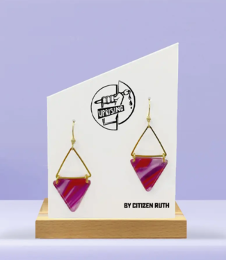 Uprising The Marsha Earrings - Pink Pour