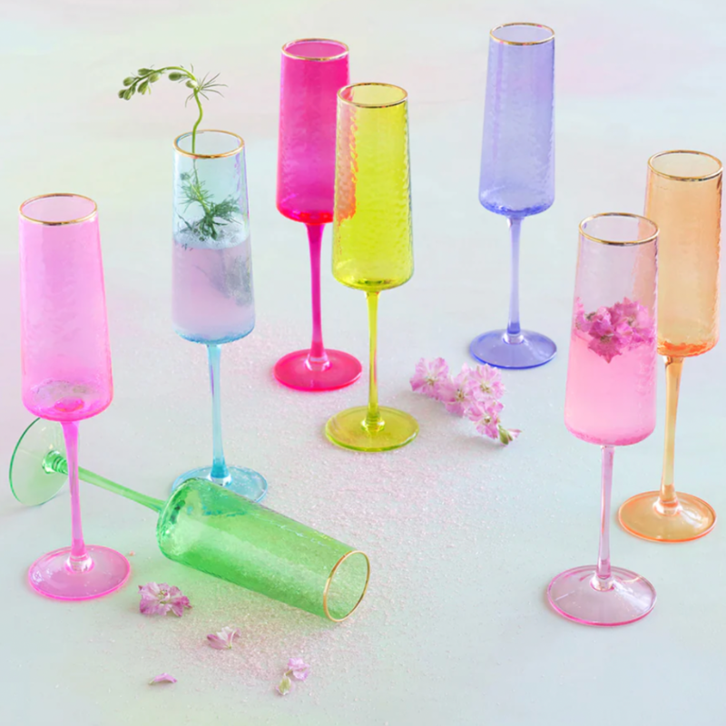 180 Degrees Rainbow Champagne Flute