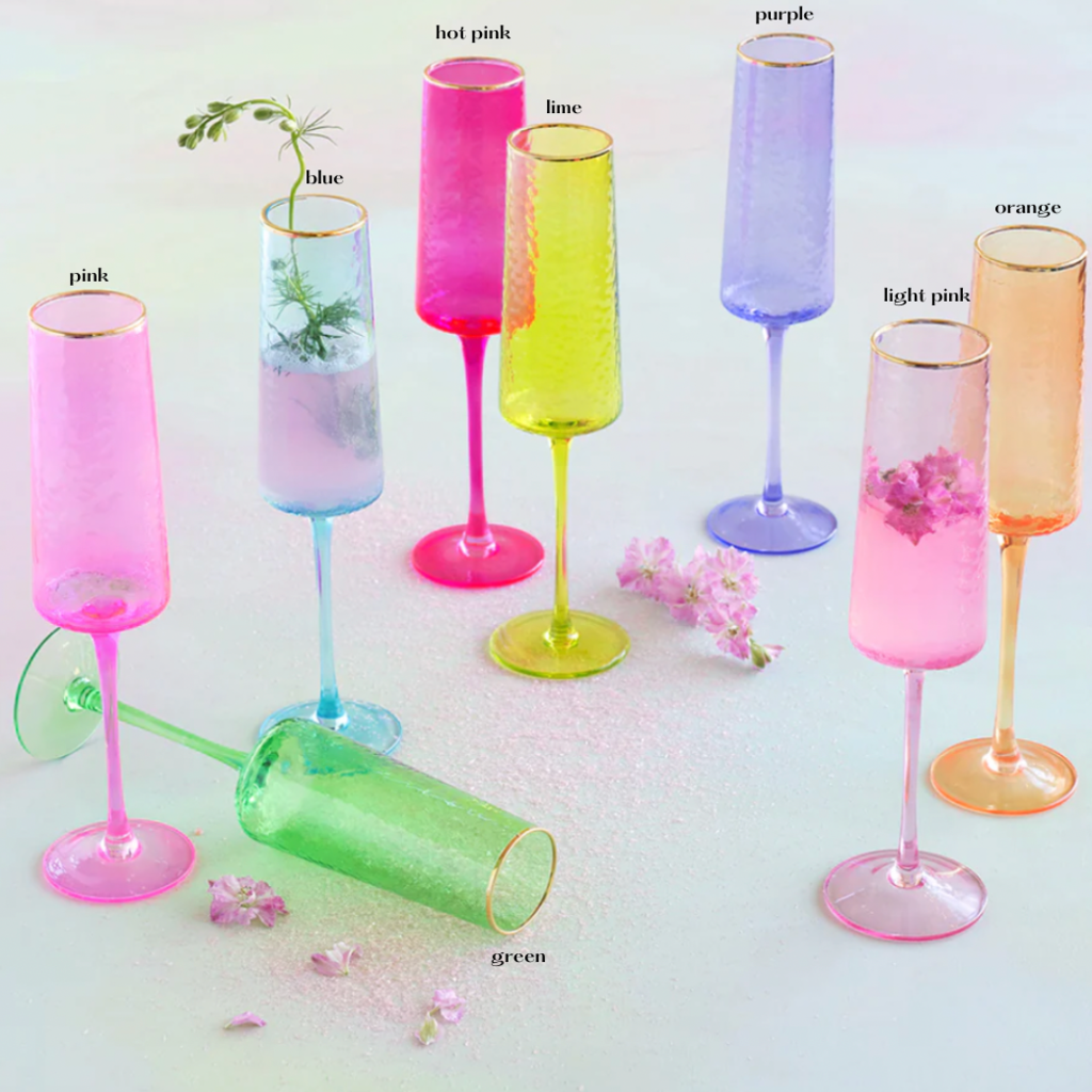 180 Degrees Rainbow Champagne Flute