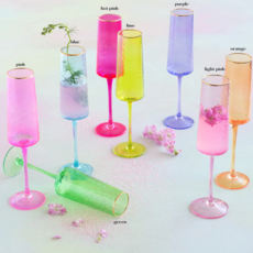 180 Degrees Rainbow Champagne Flute