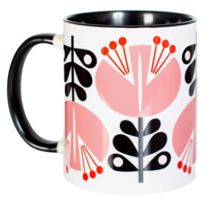 Mod Lounge Paper Co. Pink Lily Flower Mug