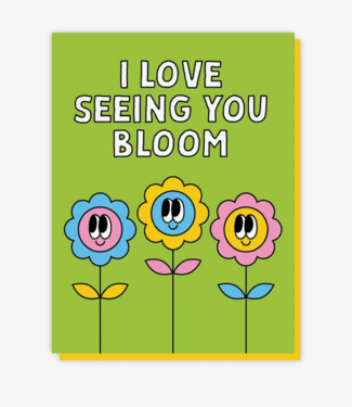 The Little Gay Shop I Love Seeing You Bloom Card