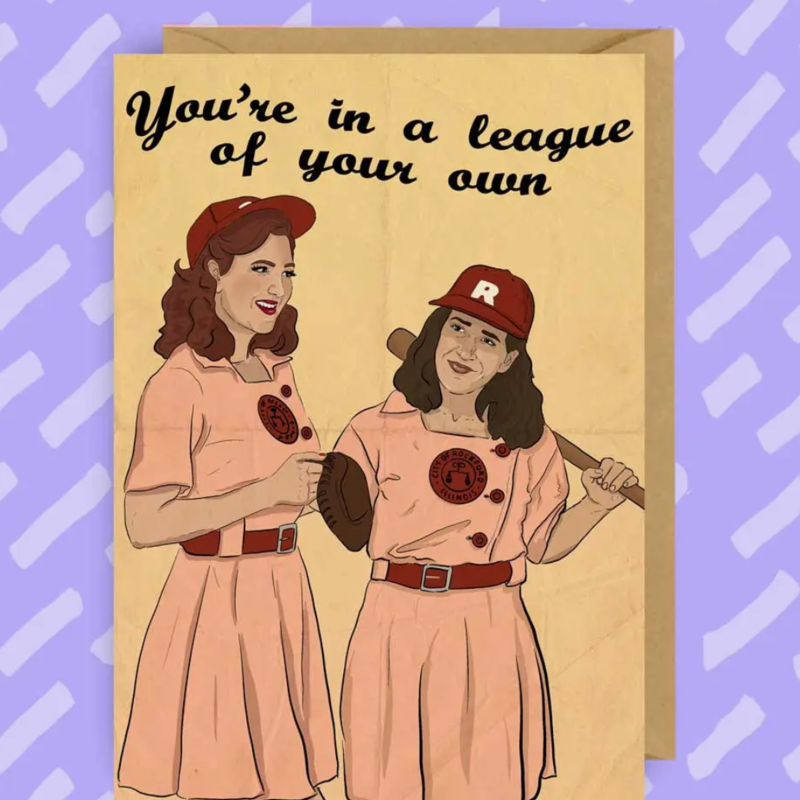 The Queer Store You're in a League of Your Own Card