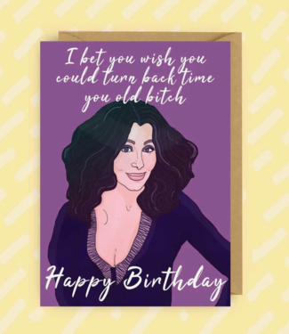 The Queer Store Cher Bet You Wish Card