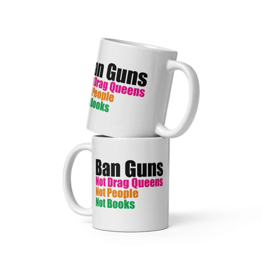 Peepa's Ban Guns Mug