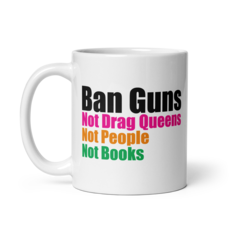 Peepa's Ban Guns Mug