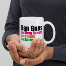 Peepa's Ban Guns Mug