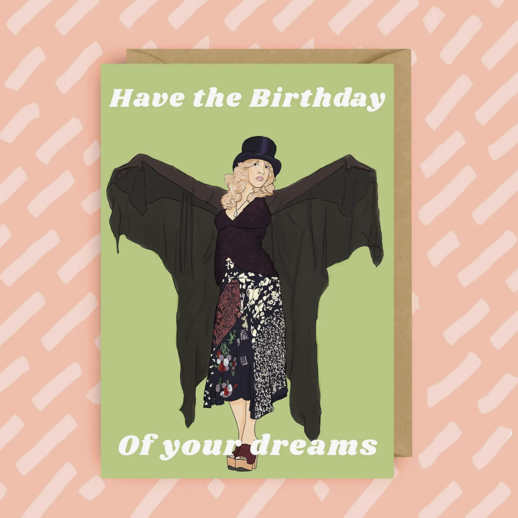 The Queer Store Stevie Nicks Birthday Card