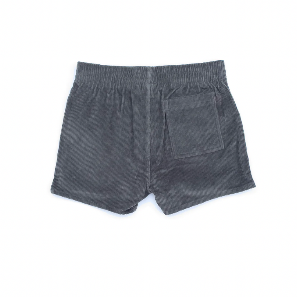 Hammies Mens Corduroy Solid Gray Short