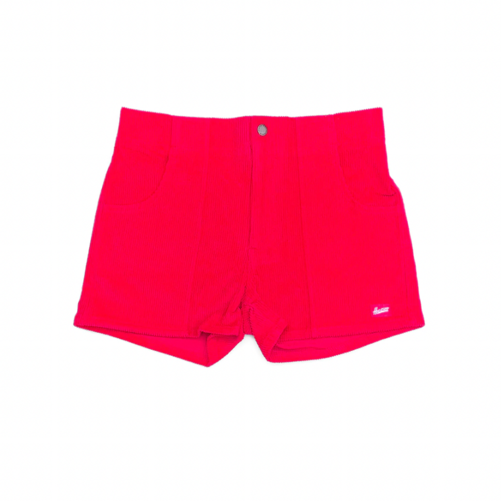 Hammies Men's 3" Stretch Corduroy Solid Red Short