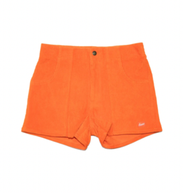 Hammies Men's 3" Stretch Corduroy Solid Orange Short