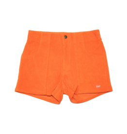 Hammies Mens Corduroy Solid Orange Short
