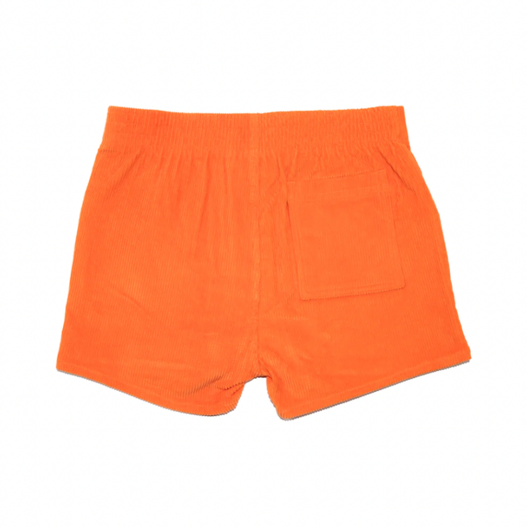 Hammies Men's 3" Stretch Corduroy Solid Orange Short