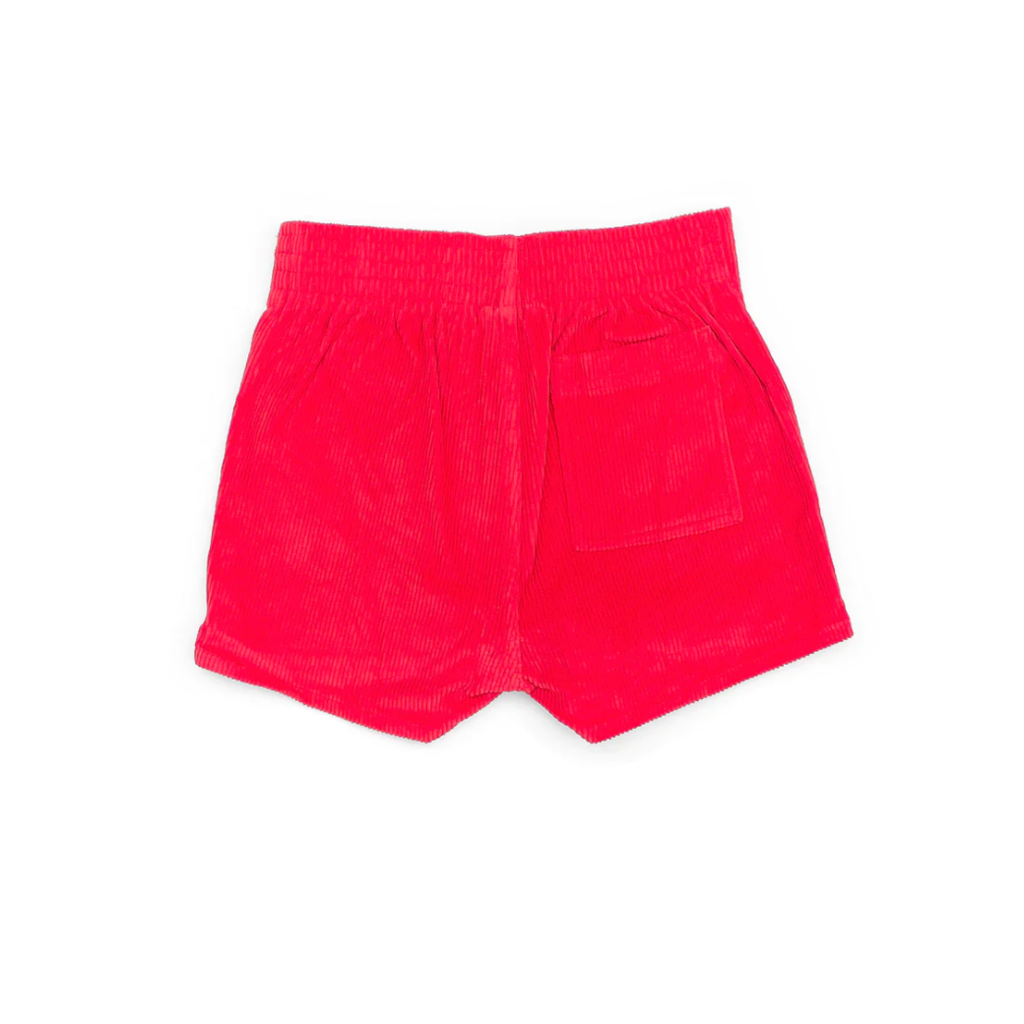 Hammies Women's Corduroy Solid Short Red
