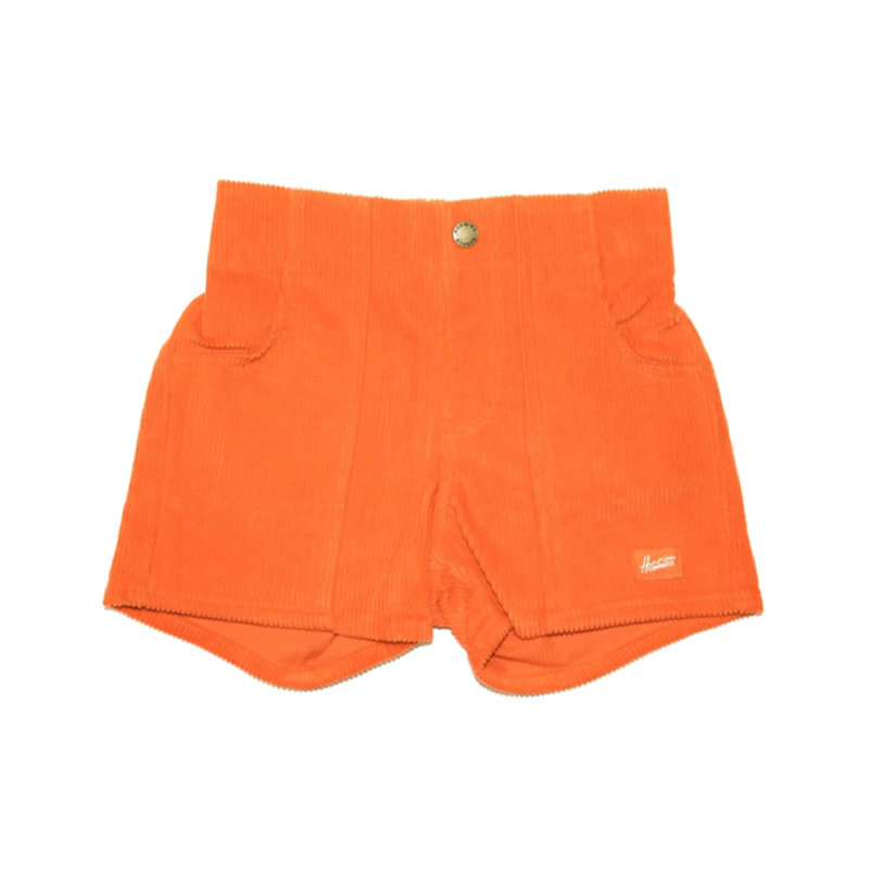 Hammies Women's Corduroy Solid Short Orange