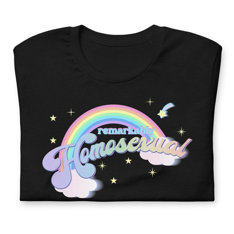 Peepa's Remarkably Homosexual Unisexy Graphic Tee