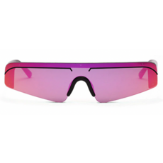 Peepa's Accessories Black Frame Pink Mirrored Sunglasses