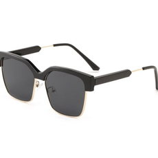 Peepa's Accessories Retro 50's Horn Frame Sunglasses Black