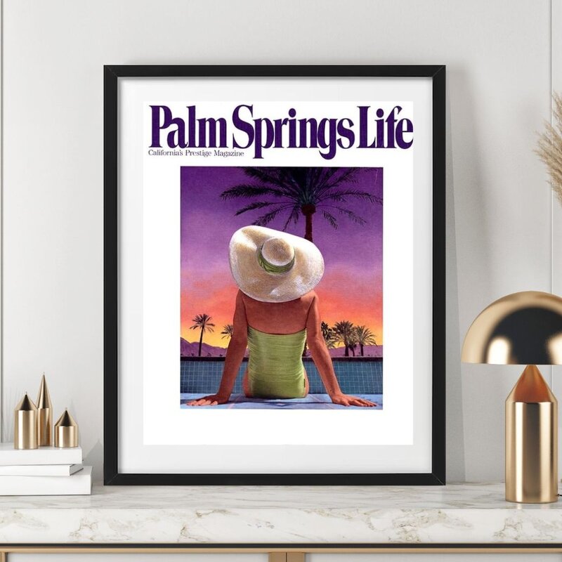 Palm Springs Life September 1990 Poster