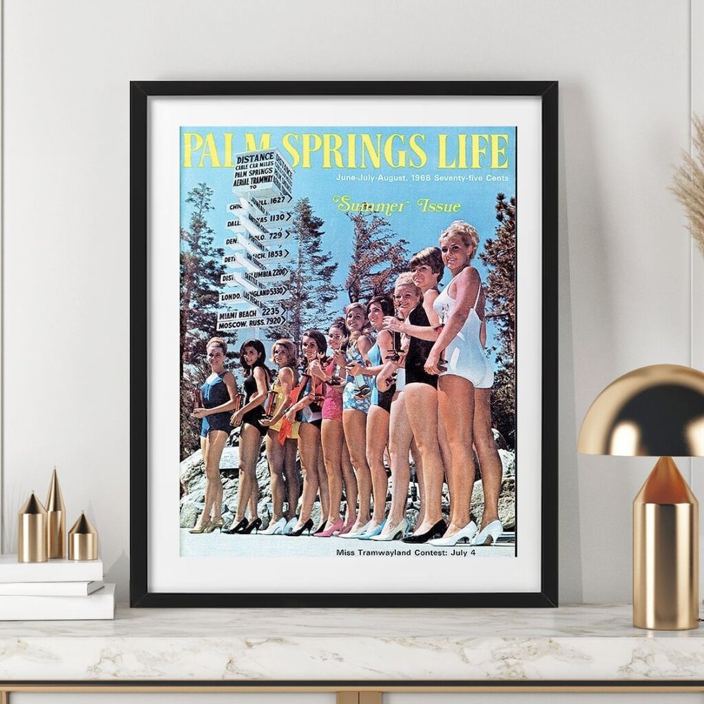 Palm Springs Life June/July/August 1968 Poster