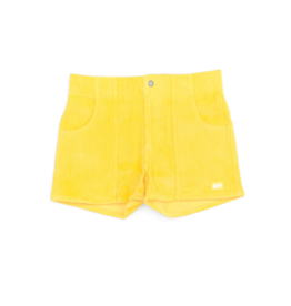 Hammies Mens Corduroy Solid Yellow Short