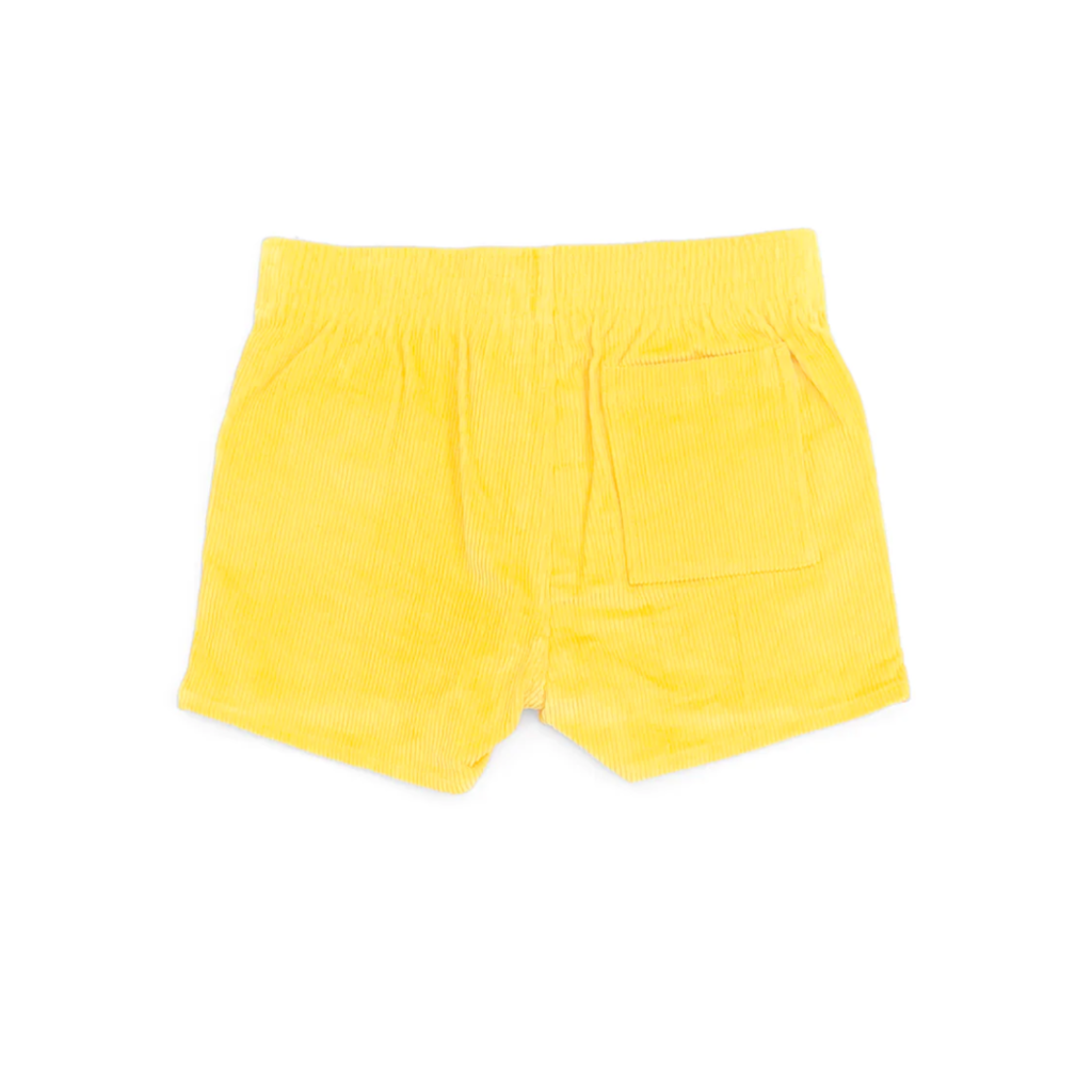 Hammies Men's 3" Stretch Corduroy Solid Yellow Short