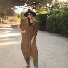 Jennafer Grace Consignment Fiddlea Cocoa Caftan