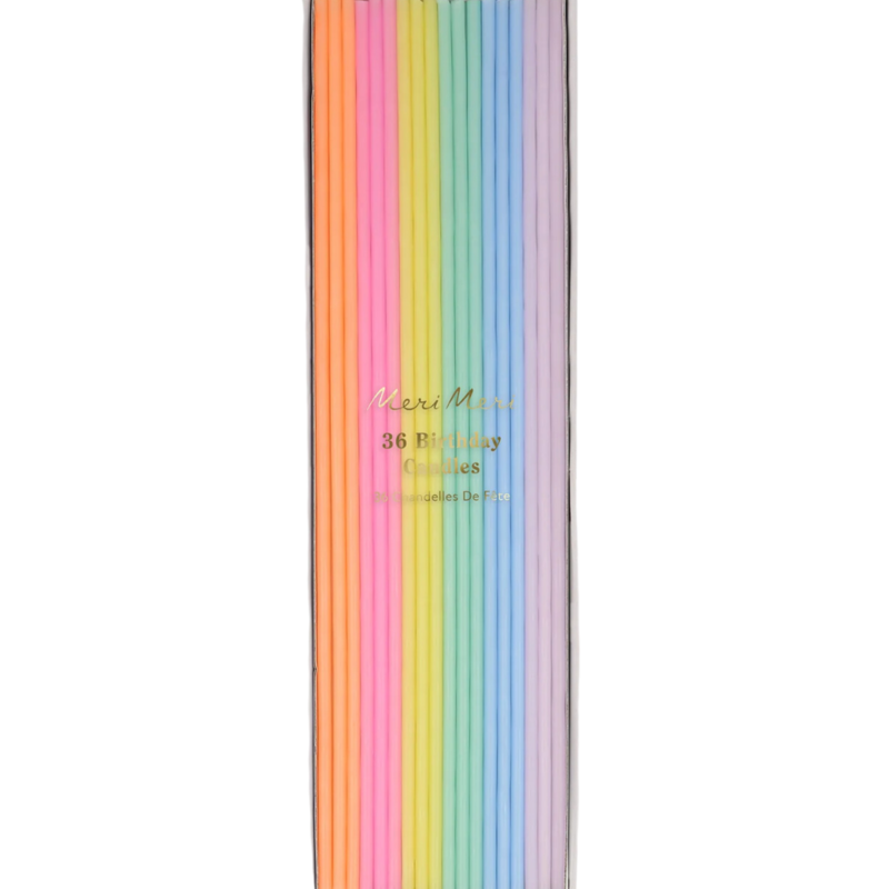 MeriMeri Super Skinny Mixed Candles