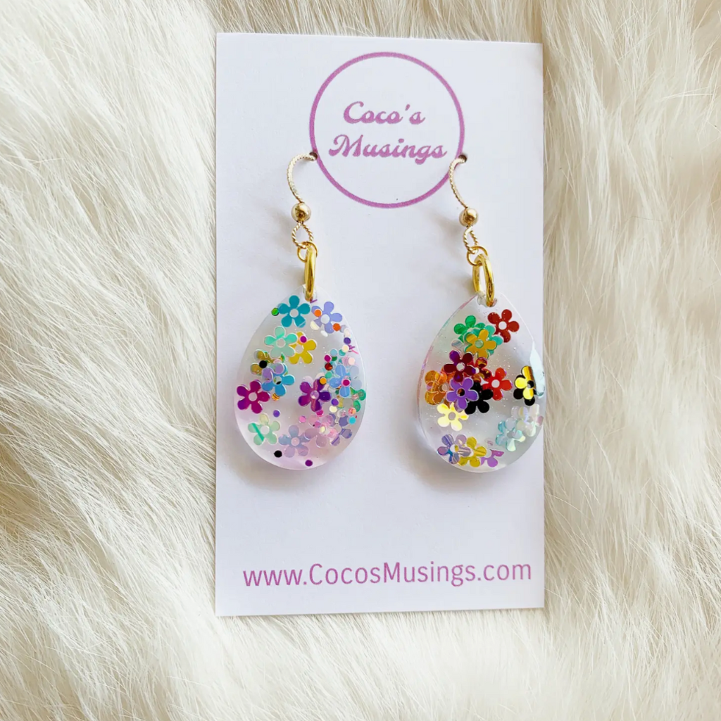 Coco's Musings Flower Power Georgia Earrings