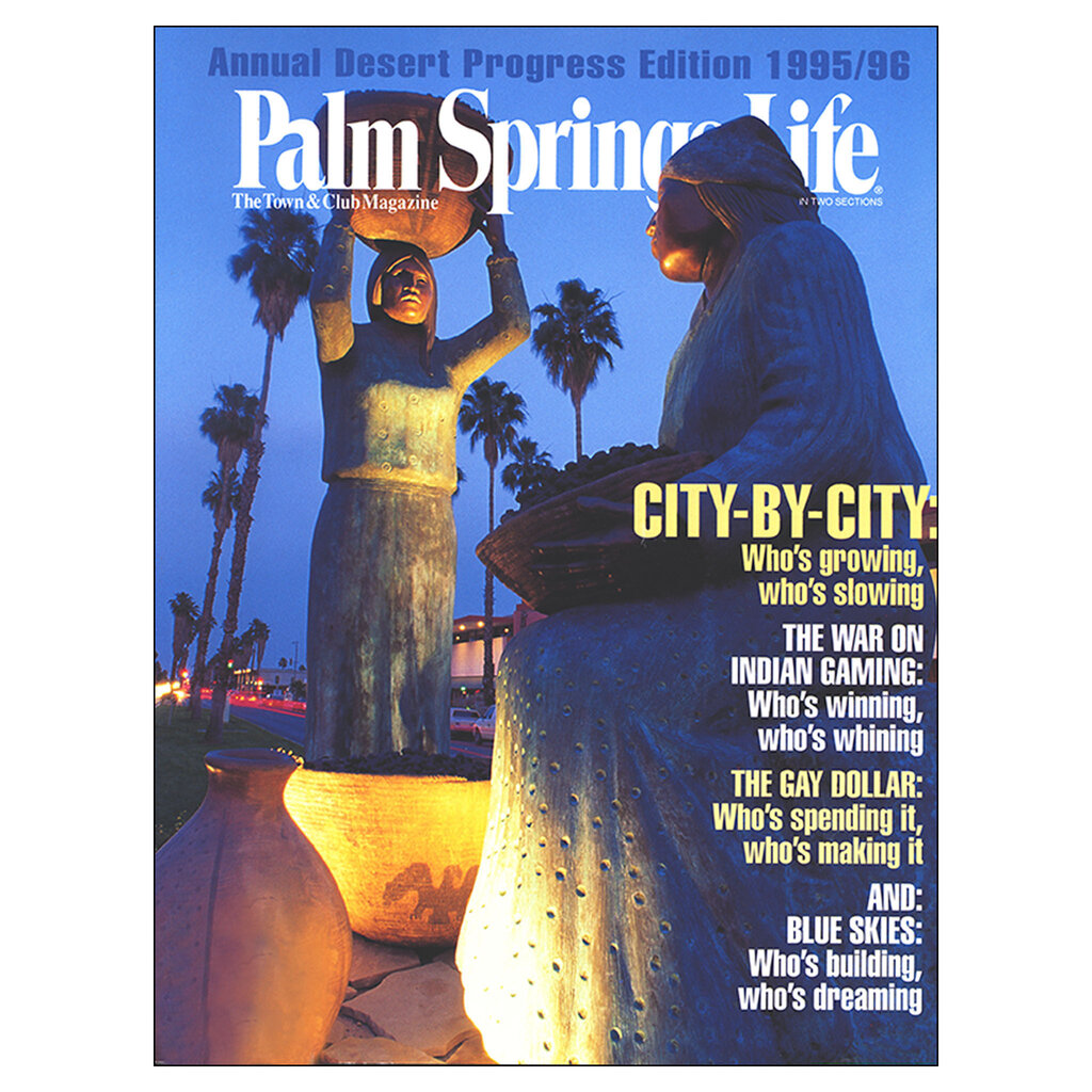 Palm Springs Life October 1995 Poster