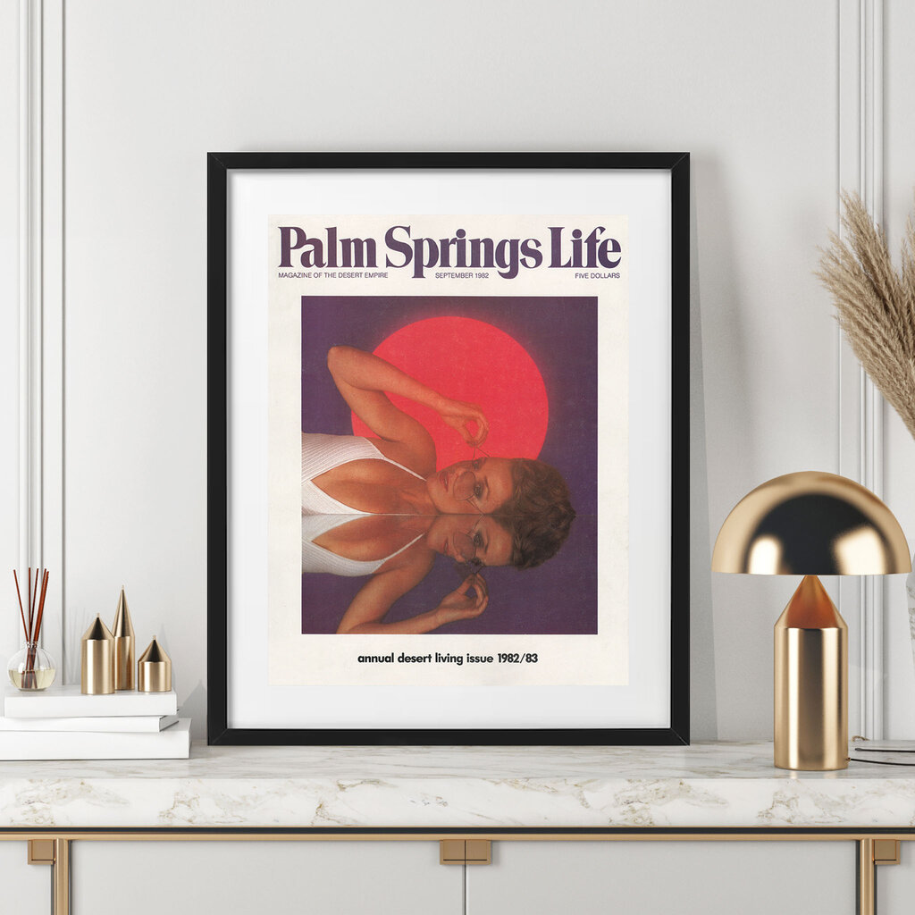 Palm Springs Life September 1982 Poster