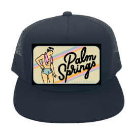 Bartbridge Clothing Co Palm Springs Guy in Swimsuit Trucker Hat