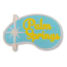 Peepa's Palm Springs Acrylic Pin