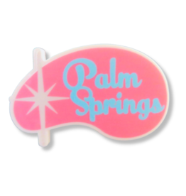 Peepa's Palm Springs Acrylic Pin